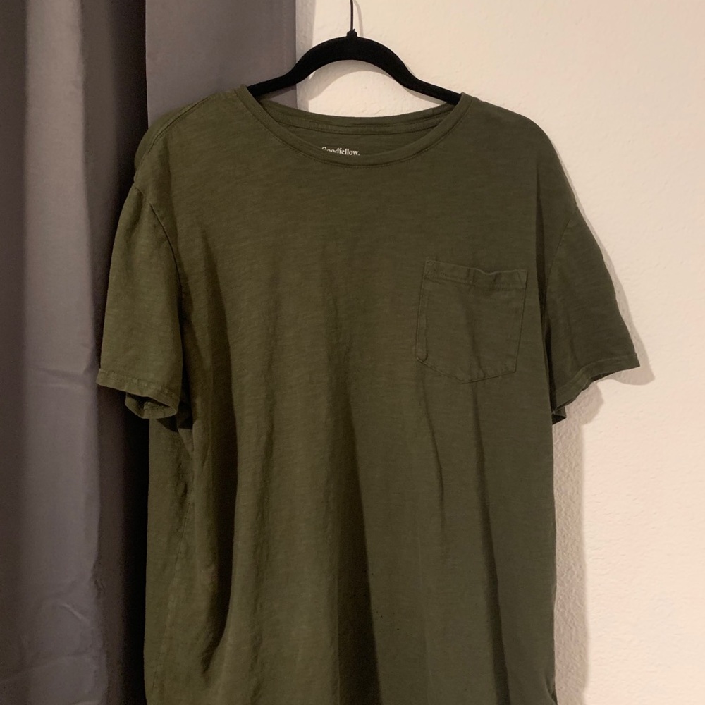 Green shirt